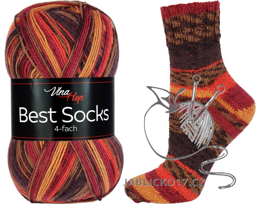 Best socks 4-fach Vlna-Hep
