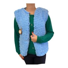 Ručně pletená vesta